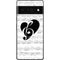BW Musical Notes Google Pixel 6 Pro Skin